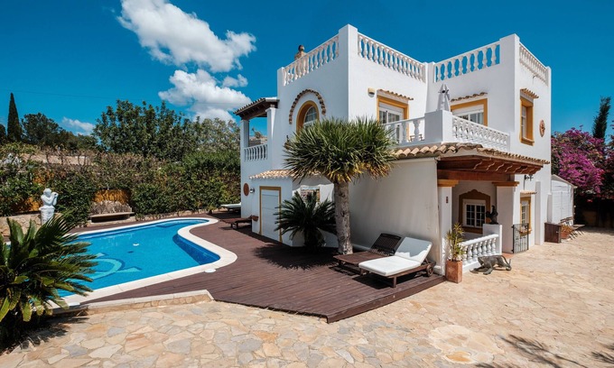 Santa Eulalia del Rio Villa | Villa 'Alba' avec piscine privée, Wi-Fi et climatisation