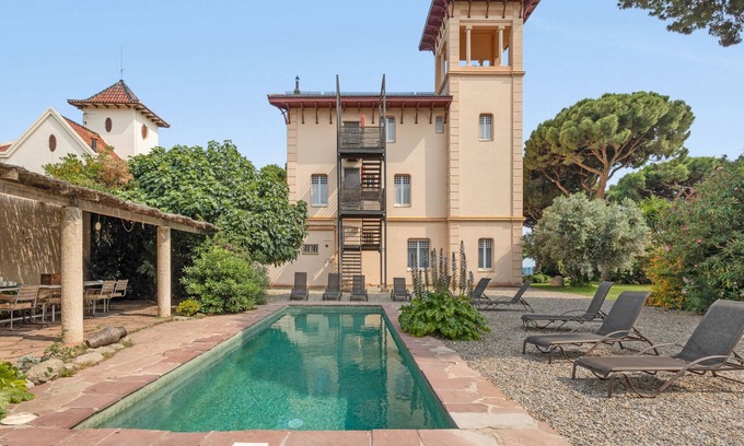 Sant Vicenc de Montalt Villa | Villa Antonia avec vue sur la mer, Wi-Fi et climatisation