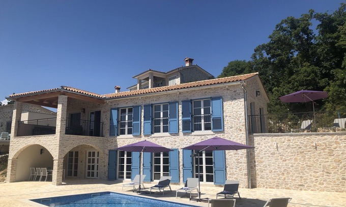 Ripenda Kosi Maison | Villa Aurinia - Quiet location with great sea views and large pool + whirlpool
