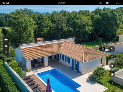 Sveta Nedelja Villa | Villa Blanca with a heated private pool