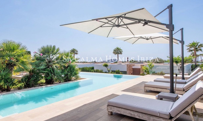 Cala Comte Villa | Villa de luxe avec vue sur la mer, sur la plage de Cala Conta
