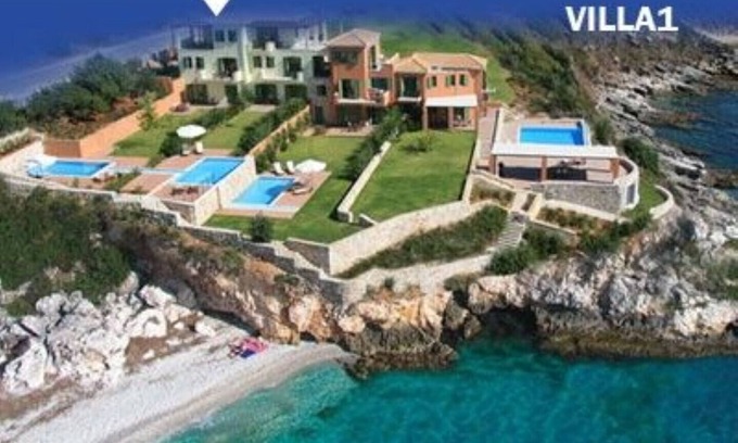 Skala Villa | Complexe Villa Brio. Votre balcon sur la mer Ionienne! Villa 1