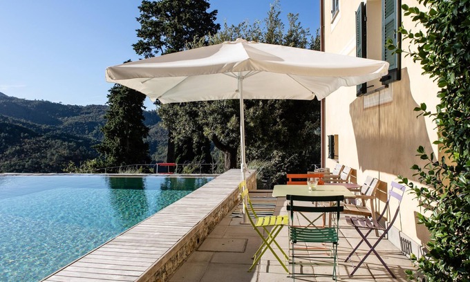 Castiglione Chiavarese Villa | Villa "Casa Leopoldo" avec piscine et Wifi