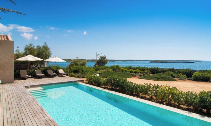 Colonia Sant Jordi Villa | Villa 'Cabrera' avec vue sur la mer, Wi-Fi et climatisation