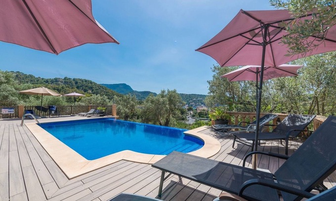 Soller Villa | Villa "Can Baixo" avec vue sur la mer, Wi-Fi, jardin et piscine partagés