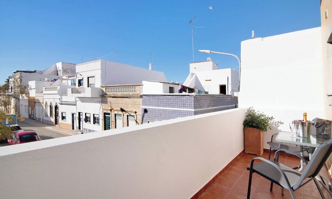 Olhao Villa | Villa "Casa Mar-a-vila" avec terrasse privée, Wi-Fi et climatisation