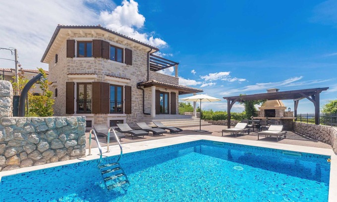 Milohnici Villa | Villa CAVALLO avec piscine et vue mer