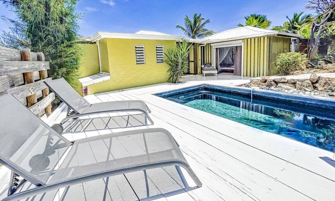 Oyster Pond Villa | Villa Cazou, vue mer, piscine privée, Wifi 100Mbps