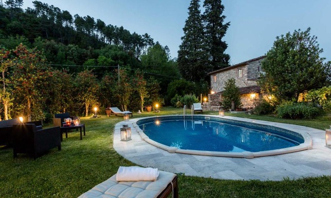 Pieve di Compito Villa | Villa Coccinelle, A secret sweet idyllic retreat for 2 couples with private pool & air conditioning