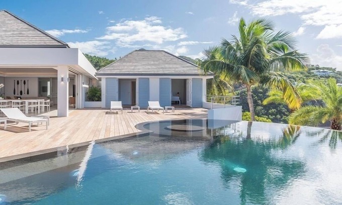 Barriere des Quatres Vents Villa | Villa Coco | Beach View - Located in Beautiful Lorient Beach with Private Pool
