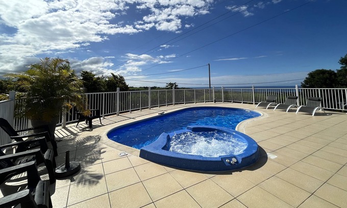 Sainte-Anne Villa | Villa Cratère, pour 17 personnes avec piscine