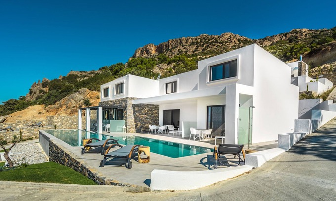 Koutsounari Appartement | Villa Daniela Apartments with pool and seaview