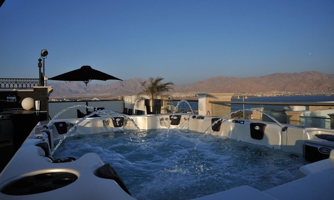 Eilat Villa | VILLA DIAMOND *****Lotus B 1er étage balcon + toit terrasse 160 m2. Eilat ISRAEL