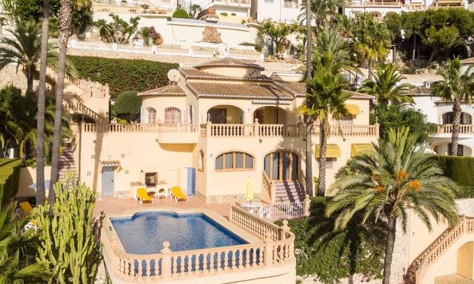 Benimeit Villa | Villa Don Ernesto à Moraira avec piscine privée vue panoramique sur la mer WIFI