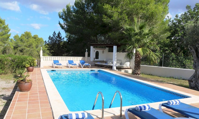 Sant Antoni de Portmany Villa | Villa Susan Ibiza - Trois Chambres Villa, Couchages 9