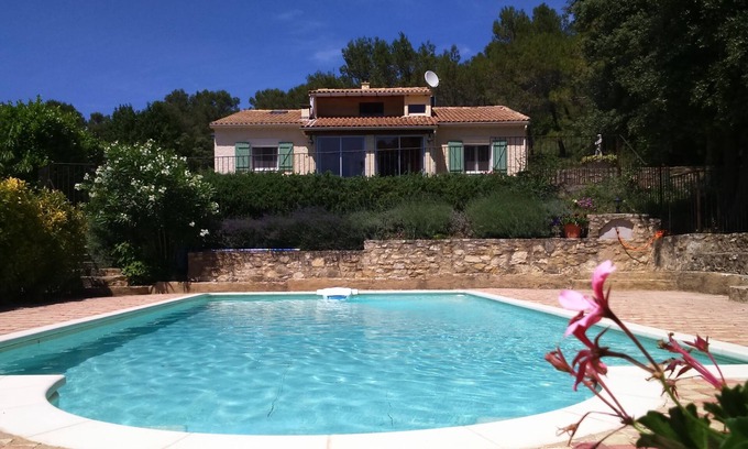 Saint-Nazaire Maison | Villa piscine privée clôturée, en pleine nature, Provence gardoise