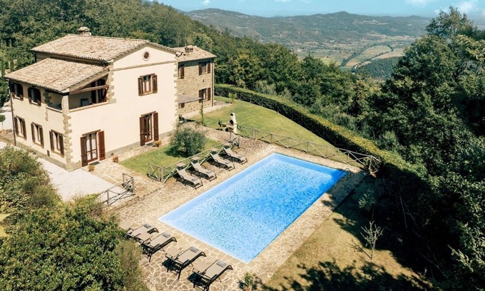 Lisciano Niccone Villa | Villa Forconi - Trois Chambres Villa, Couchages 6