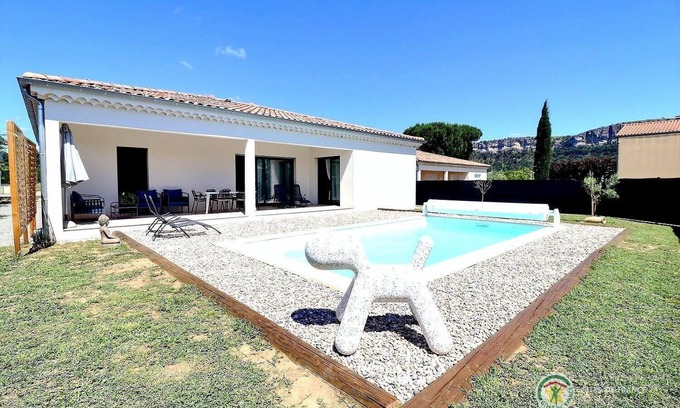 Saint-Didier-sous-Aubenas Maison | Villa Ophélia *** neuve et tout confort à-côté d'Aubenas dans un quartier calme
