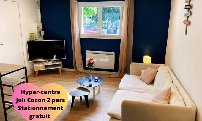 Centre Ville Appartement | VILLA GABY~ 2 pers ~ Hypercentre