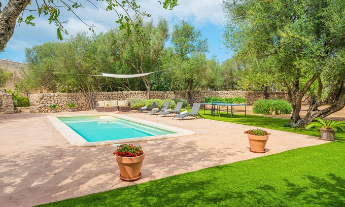 Llucmajor Villa | Villa 'Garraseca' avec vue sur les montagnes, Wi-Fi et climatisation
