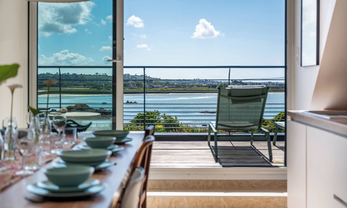 Guisseny Maison | Villa « Guissbeach » SPA, plage à pieds, Sunset de la terrasse