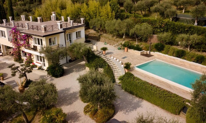 Gardone Riviera Villa | Villa 'Hanna' avec vue sur le lac, piscine privée et Wi-Fi