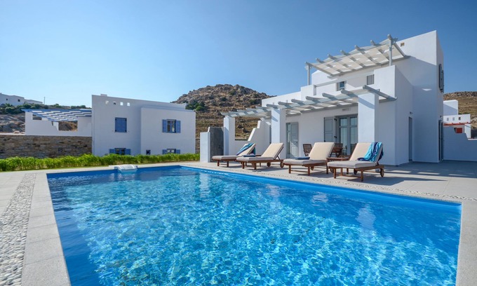 Mikri Vigla Villa | Villa HERON avec piscine privée pour 6