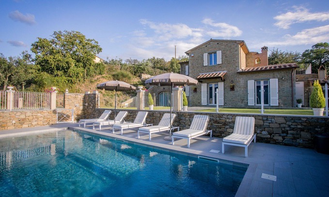 Cortona Villa | Villa à Il Castagno avec 3 chambres à coucher, 8 couchages