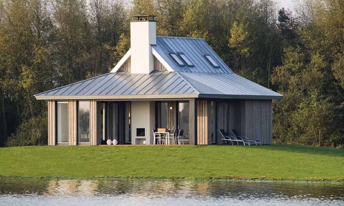 Tholen Maison | Lodge au bord de l'eau dans un parc national