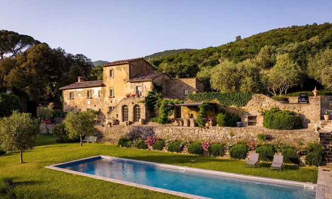 Cortona Villa | Villa à Pergo avec 4 chambres à coucher, 8 couchages