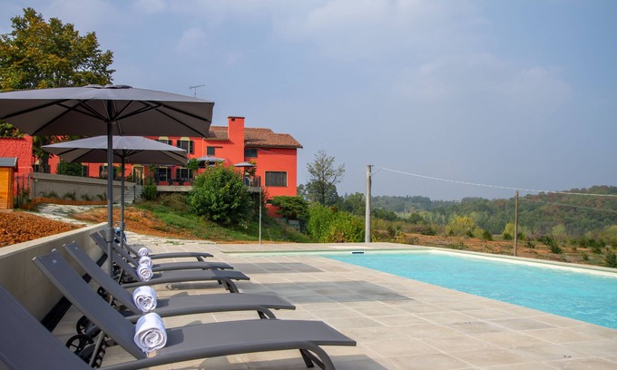 Fubine Villa | Villa in Piedmont with private pool in the middle of the Tenuta CostaRossa winery