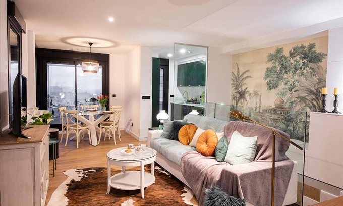 Portonovo Maison | Magnifique penthouse à Pontevedra avec jardin