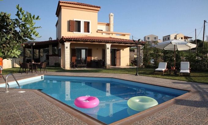 Skouloufia Villa | Villa confortable à Réthymnon pour famille