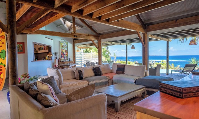 Morel Villa | Villa Kalina, magnifique vue mer avec piscine privative