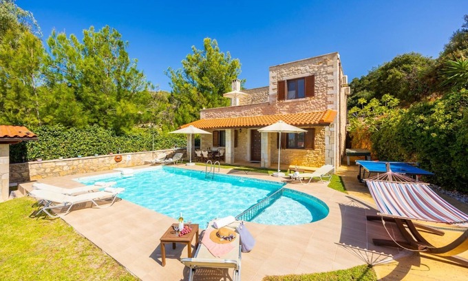 Giannoudion Villa | Villa Katia Faragi - Trois Chambres Villa, Couchages 7