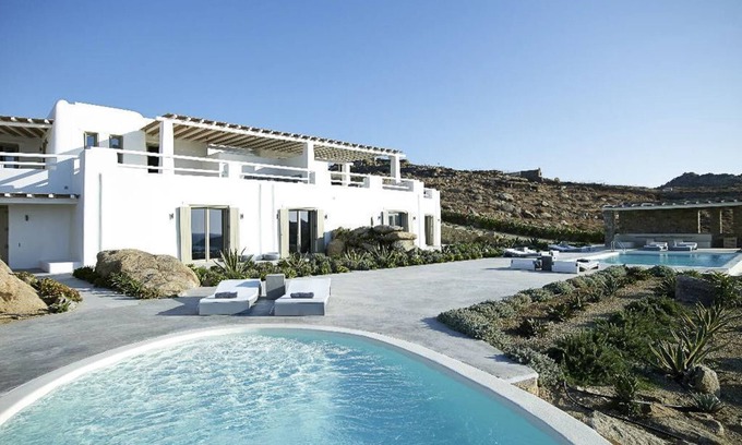 Paradise Villa | Villa Kyros II - Huit Chambres Villa, Couchages 16