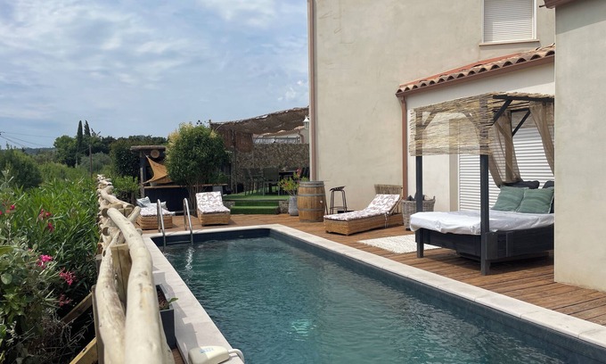 Saint-Chinian Villa | Villa la bambouseraie à Saint Chinian