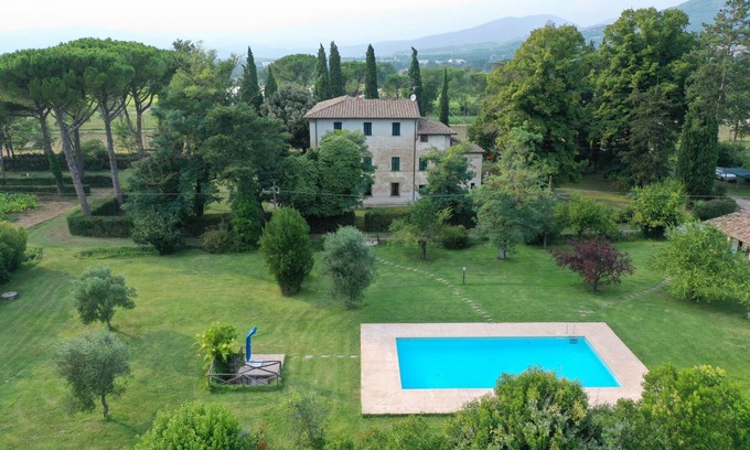 San Giustino Villa | Villa La Matra, villa historique avec piscine privée près de Sansepolcro