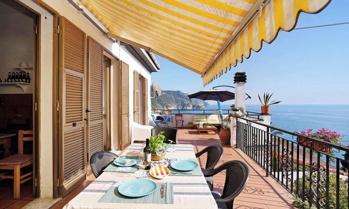 Corniglia Villa | Villa "Lardarina" près de la mer avec vue sur la mer, terrasse et Wi-Fi