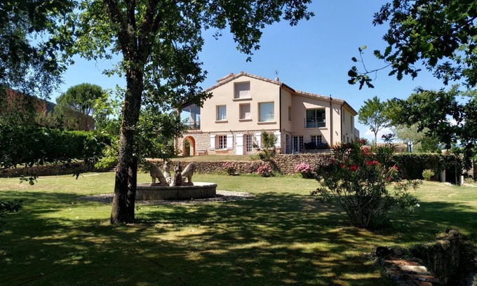 Lablachere Maison | Villa grande piscine et vue panoramique Ardèche Cévennes