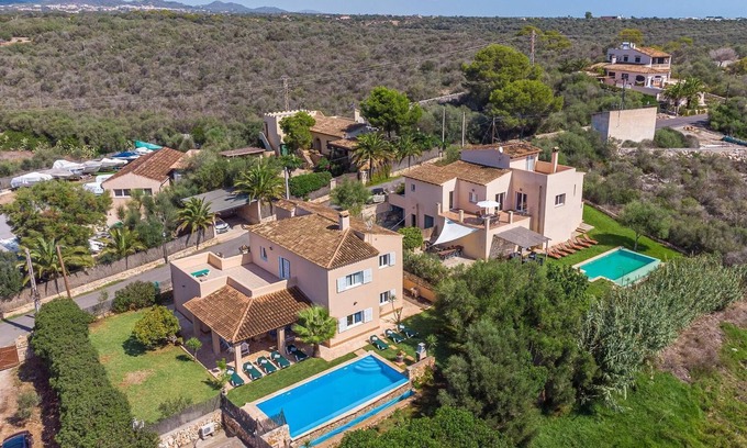 Portopetro Villa | Villa Maya à 10 minutes de Cala Mondragó avec piscine et Wi-Fi