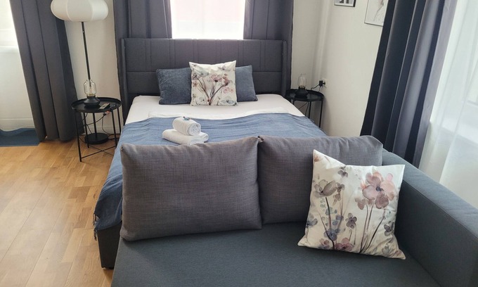 Bad Pyrmont Appartement | Villa Mercedes - Studio 2 in the center with parking and balcony, dog allowed