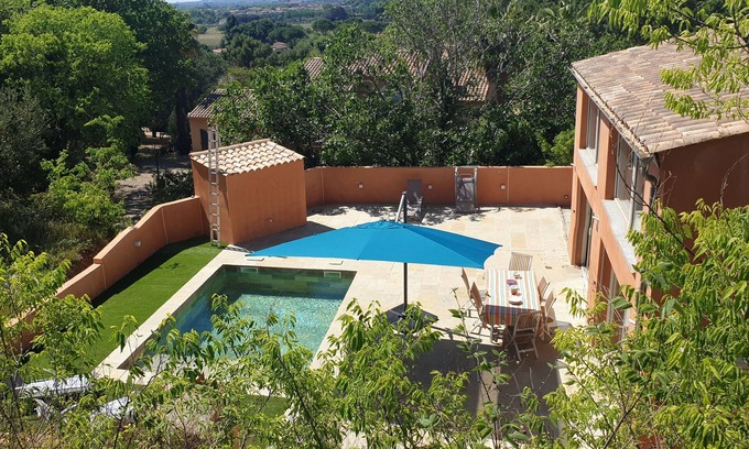 Pezenas Maison | Villa Michèle , RARE !!! un domaine sur les hauteurs de Pézenas , en campagne