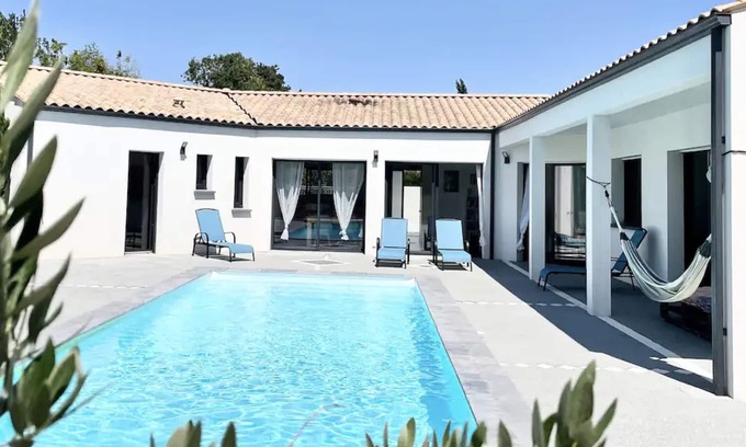 Breuil Magne Villa | Villa Nathan : familiale avec Piscine