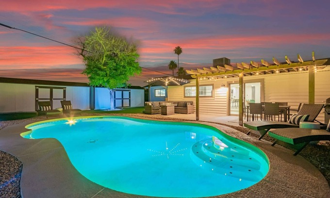 Scottsdale Estates Ten Maison | Villa on Virginia|2 Masters|Pool & Hottub|Sleeps 10