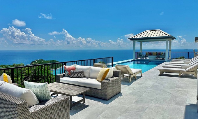 Point Rendezvous Villa | Villa Panache - Mega Views 6 bedroom 7 Bath Villa for up to 12 adults & 4 kids