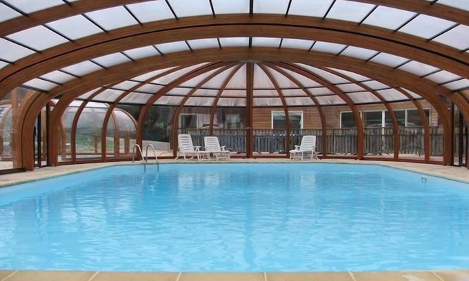 Blavignac Chalet De Ski | Chalet, vue panoram, entièrement équipé, terrasse privative, piscine couverte..