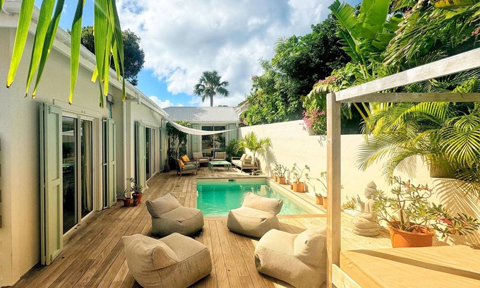 Corossol Villa | Villa PAPYON Corossol 3 bedrooms, private pool, 2mn walk to the beach.