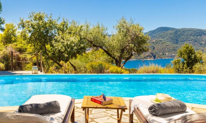 Skopelos Villa | Villa Pelago - Trois Chambres Villa, Couchages 7