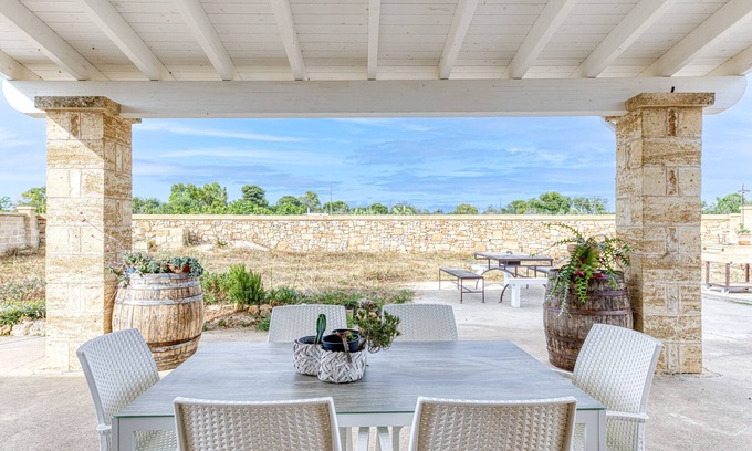Alessano Villa | Villa 'Petfriendly' avec terrasse privée, Wi-Fi et climatisation